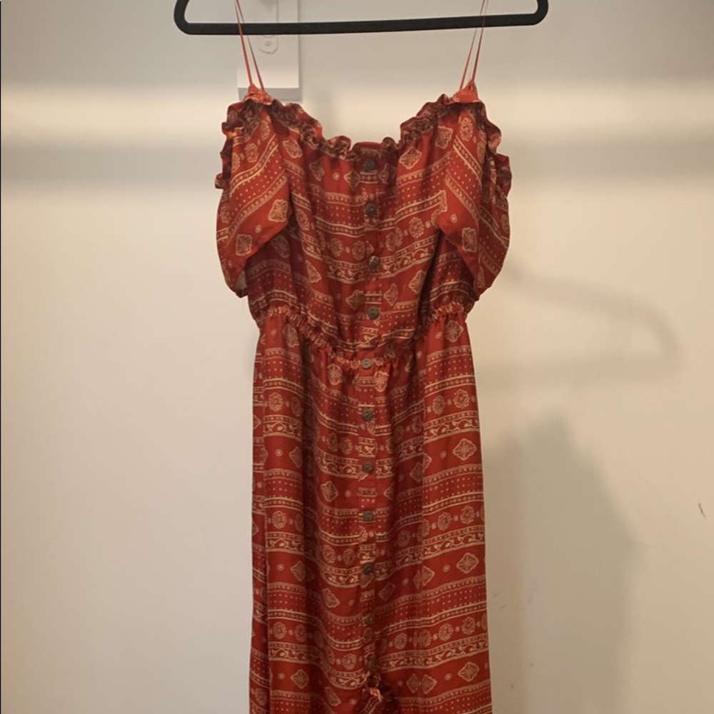 Off the shoulder, high Low dress